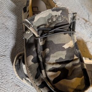 Hey Dude Camo Slip-On Shoes